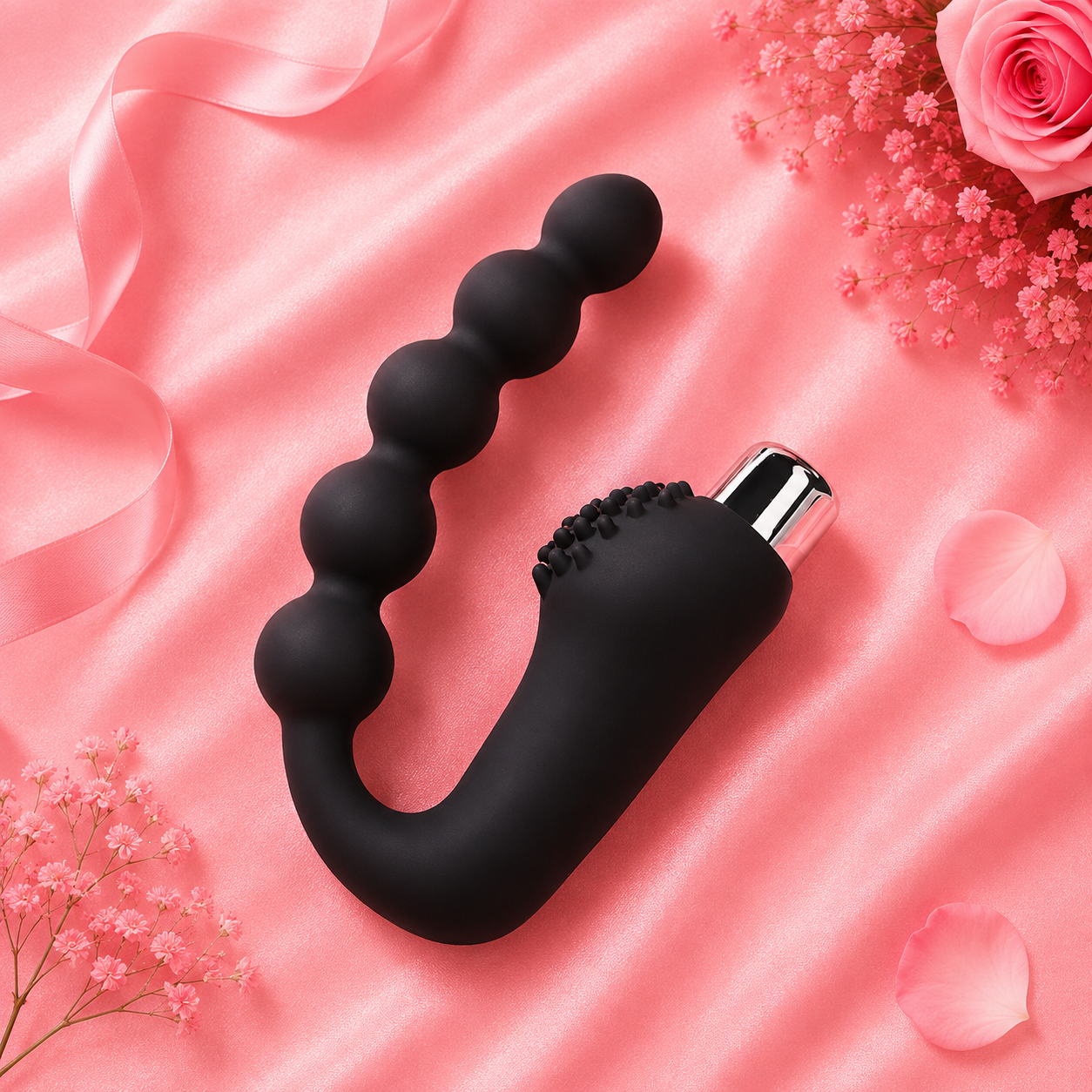 Pull Beads Prostate Battery Model Adult Men And Women With Vestibular Prostate Vibration Massager 1piece